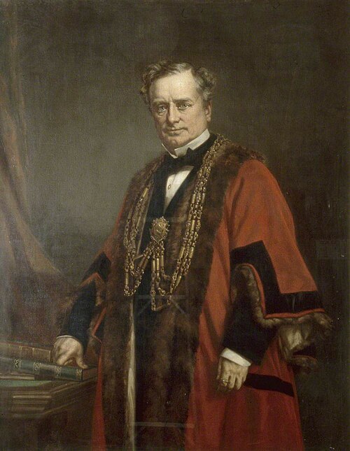 Sir John Cordy Burrows (1813–1876), 1858, August Schoefft