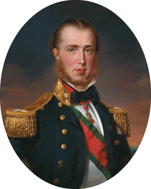 Kaiser Maximilian von Mexiko (1832-1867), 1850, August Schoefft