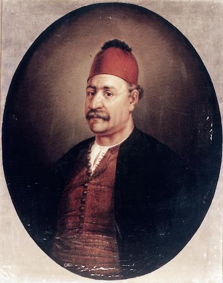 Portrait of Andreas Miaoulis, 1860, Dionýsios Tsókos