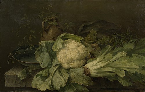 Cauliflower and endive, 1895, Margaretha Roosenboom