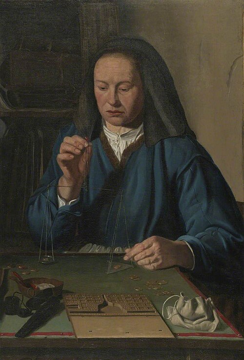 Woman Weighing Gold, 1630, Jan Woutersz. Stap