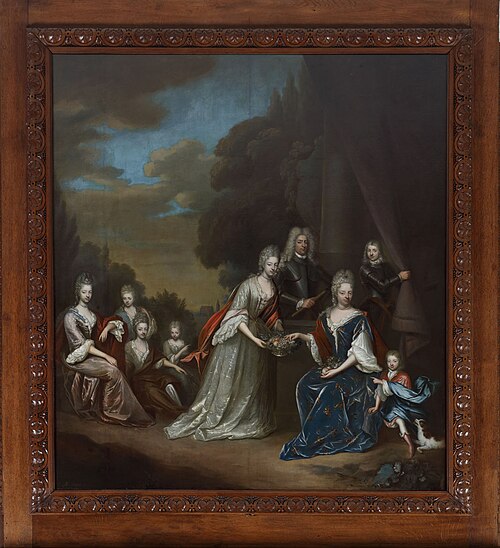 Family portrait Johan Zeger van Rechteren, 1702, Roelof
