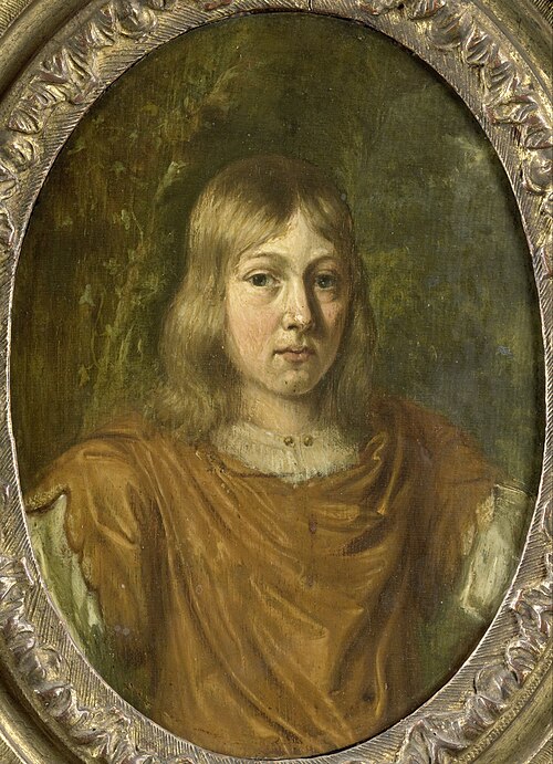 Portrait d'un jeune homme, 1685, Jan van Mieris