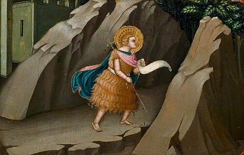 Saint John the Baptist Entering the Wilderness, 1400, Lorenzo Monaco