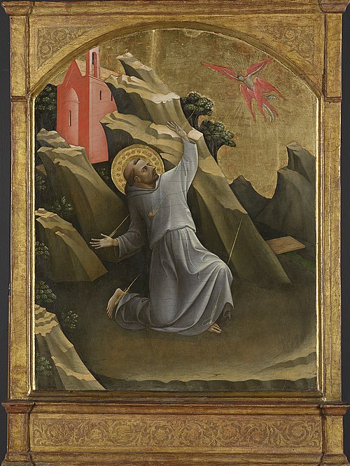 Saint Francis Receiving the Stigmata, 1420, Lorenzo Monaco