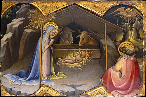 The Nativity, 1408, Lorenzo Monaco
