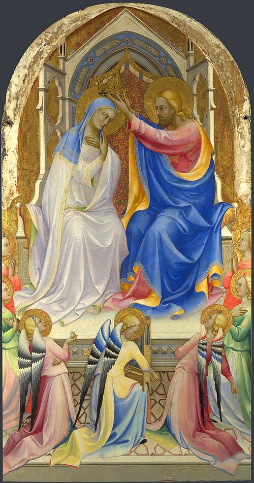 The Coronation of the Virgin, 1407, Lorenzo Monaco
