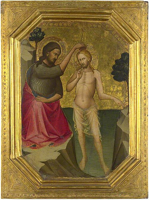 The Baptism of Christ, 1387, Lorenzo Monaco