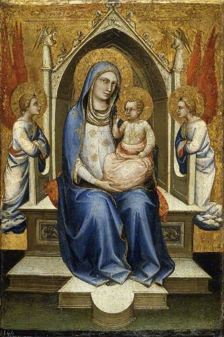 Virgin and Child enthroned, 1400, Lorenzo Monaco