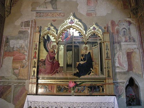Bartolini Salimbeni Annunciation, 1420, Lorenzo Monaco
