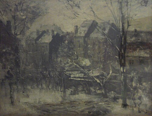 Tempête de neige, 1886, Guillaume Vogels