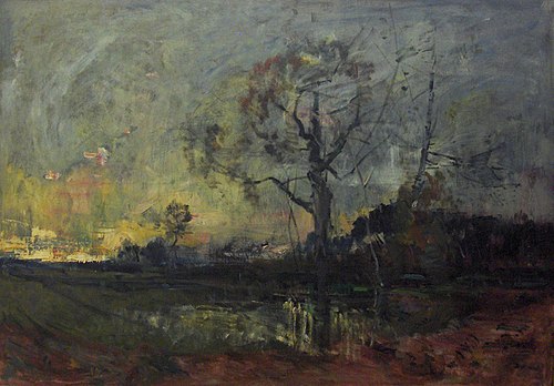 Crépuscule sur la mare, , Guillaume Vogels