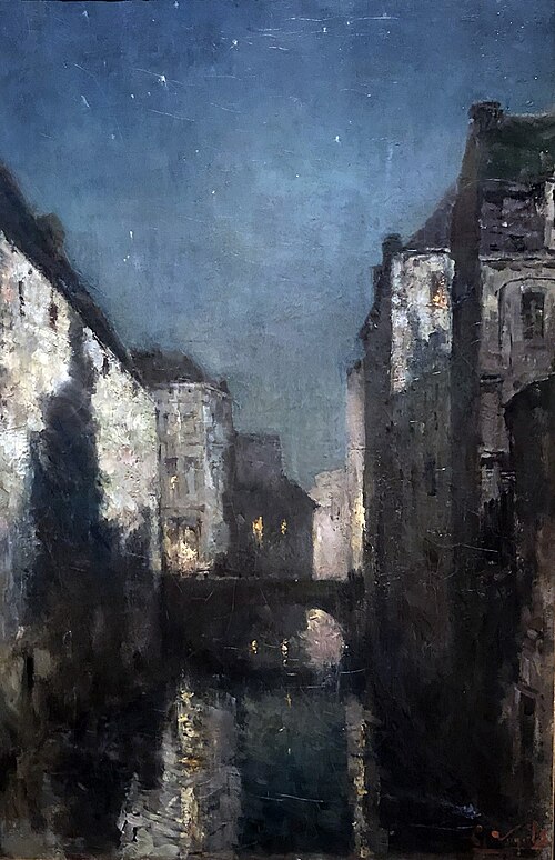 La rue des chanteurs, 1884, Guillaume Vogels