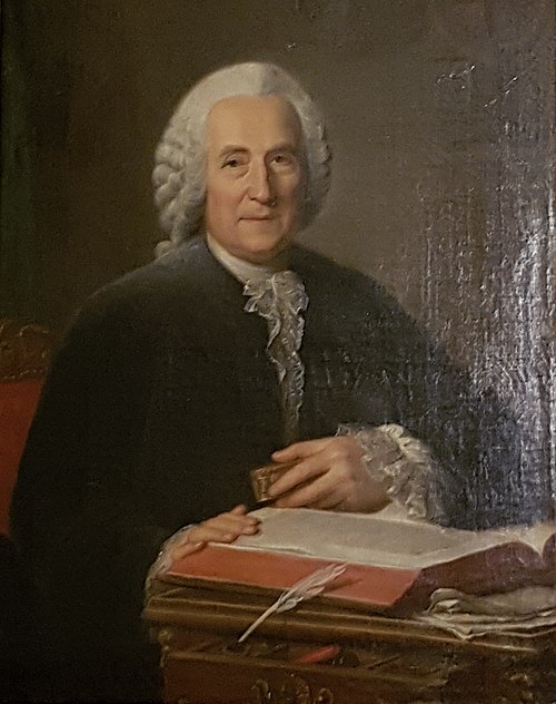 Porträt des Pierre-Robert Le Cornier de Cideville (1693-1776), 1770, Guillaume Voiriot