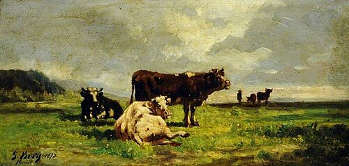 Cattle in a Landscape, 1878, Gunnar Berg