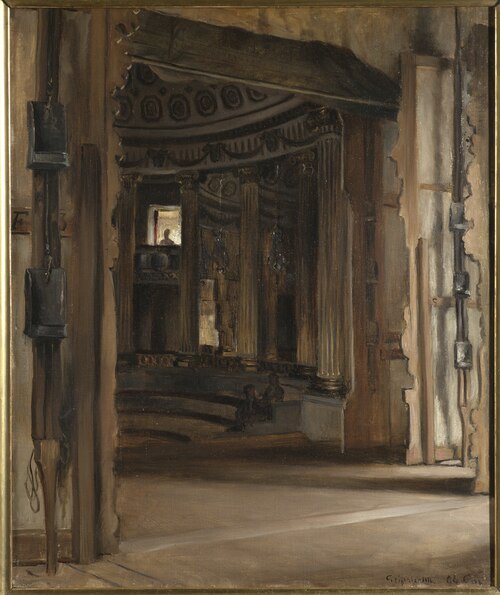 The Theatre at Gripsholm, , Gustaf Cederström