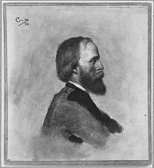 Gotthard Werner (1837-1903), artist, 1870, Gustaf Cederström
