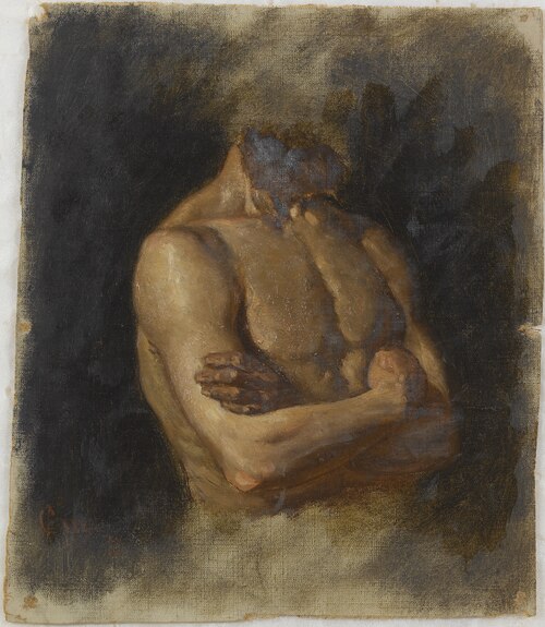 Nude, 1871, Gustaf Cederström