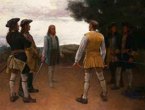 David and Goliath, 1918, Gustaf Cederström