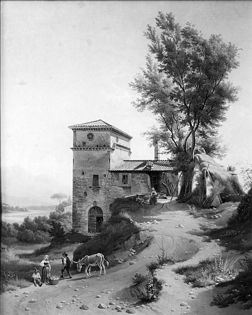 Italian Landscape, Narni, , Gustaf Wilhelm Palm