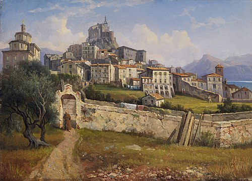View of Subiaco, 1884, Gustaf Wilhelm Palm