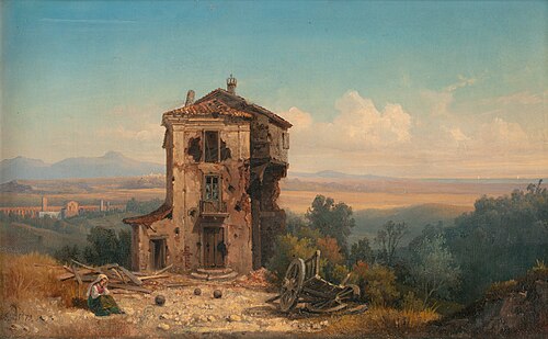The Roman Campagna, 1870, Gustaf Wilhelm Palm