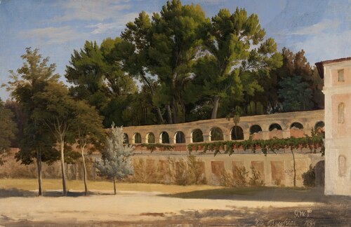 From Villa Borghese, 1844, Gustaf Wilhelm Palm