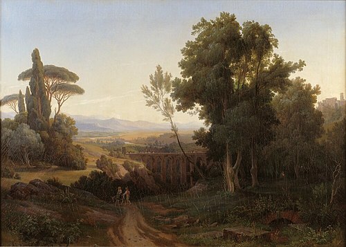 View from the Cività Castellana, 1846, Gustaf Wilhelm Palm