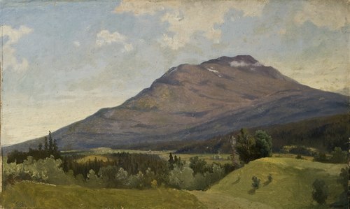 Summer Landscape with Mountain, 1850, Gustaf Wilhelm Palm