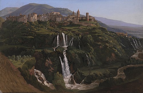 View of Tivoli in Italy, 1844, Gustaf Wilhelm Palm