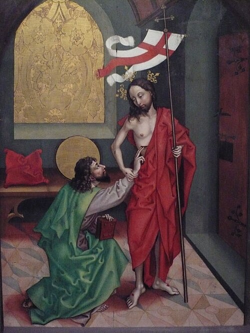 Doubting Saint Thomas, , Martin Schongauer