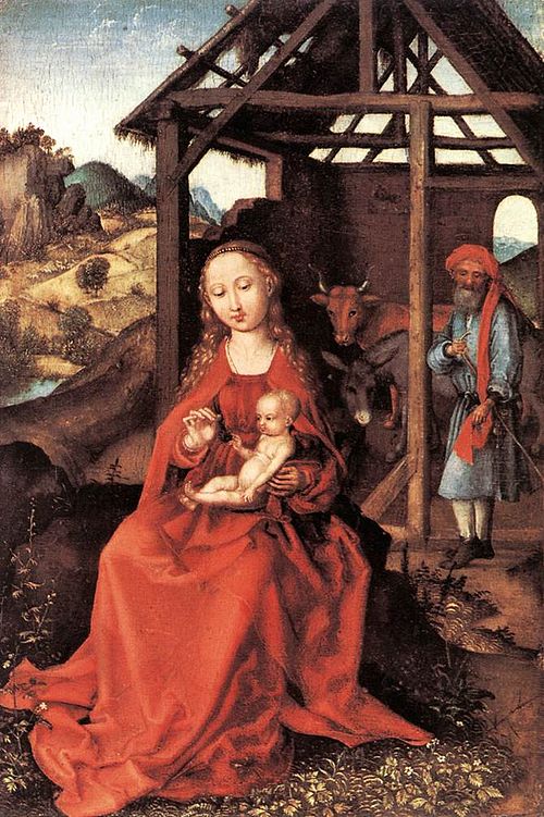 The Holy Family, 1477, Martin Schongauer