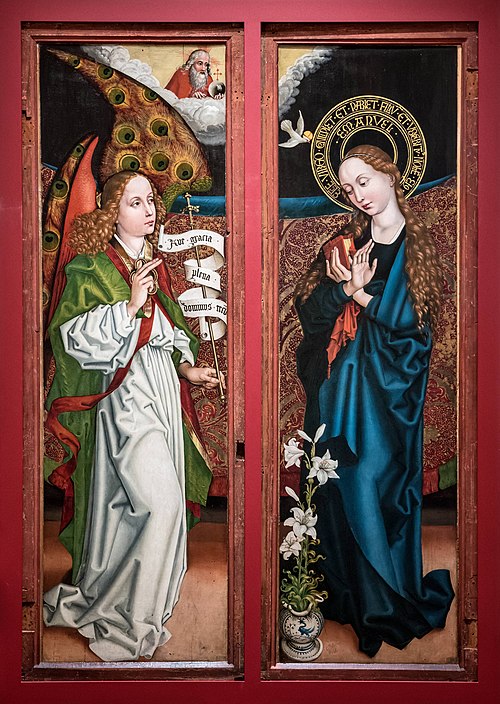 Annunciation, , Martin Schongauer