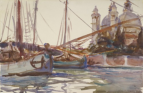Santa Maria della Salute, Venice, 1905, John Singer Sargent