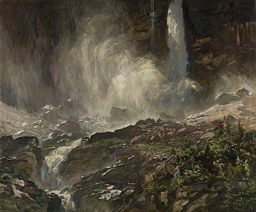Yoho Falls, 1916, John Singer Sargent