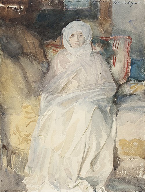 Mrs. Gardner in White, 1922, John Singer Sargent