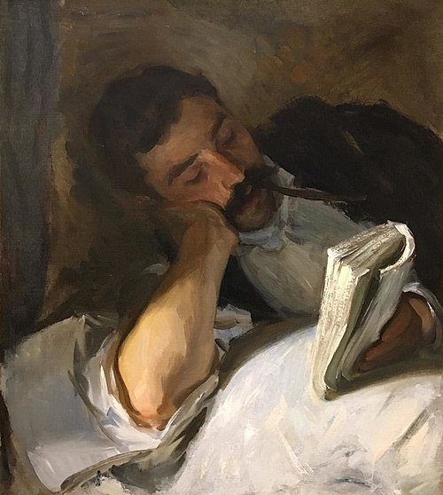 Man Reading (Nicola d’Inverno), 1906, John Singer Sargent