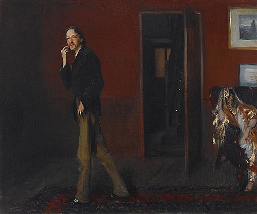 Robert Louis Stevenson and His Wife, 1885, John Singer Sargent