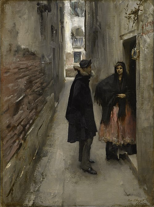 A Street in Venice, 1881, John Singer Sargent