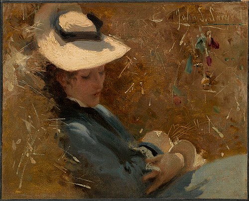 Resting, 1875, John Singer Sargent