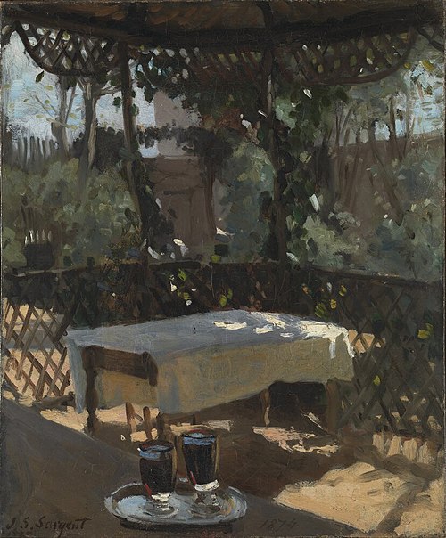 Two Wine Glasses, 1875, John Singer Sargent