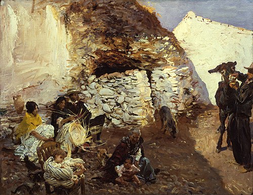 Gypsy Encampment, Granada, Spain, 1912, John Singer Sargent