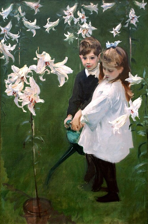 Garden Study of the Vickers Children, 1884, John Singer Sargent