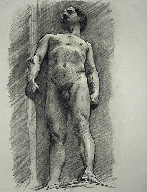 Standing Male Nude, 1902, John Singer Sargent
