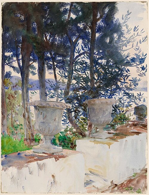 Corfu: The Terrace, 1909, John Singer Sargent
