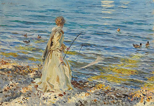 Girl Fishing, 1913, John Singer Sargent