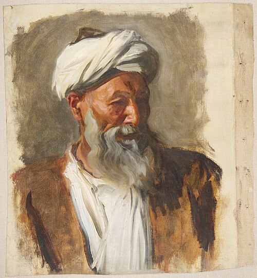 Old Man with a White Turban, 1891, John Singer Sargent