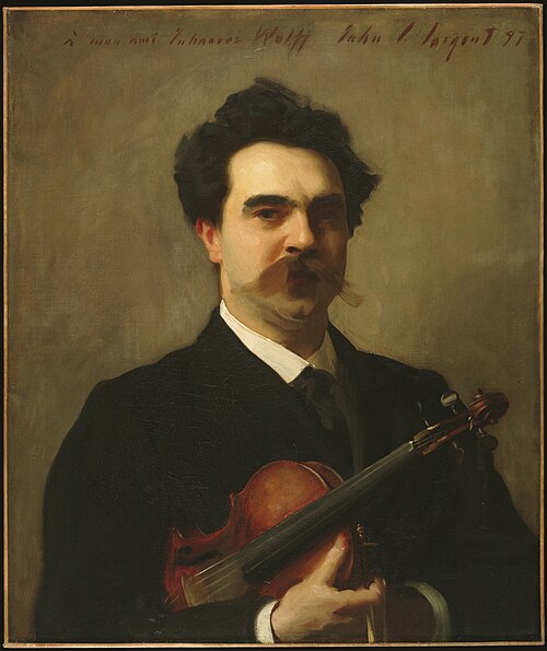 Johannes Wolff (1863-1931), 1897, John Singer Sargent