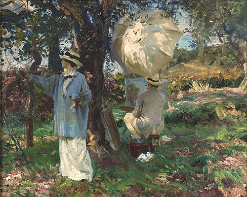 The Sketchers, 1913, John Singer Sargent