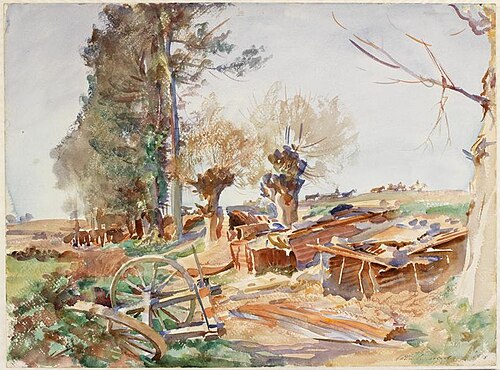 Old Bivouacs, 1918, John Singer Sargent